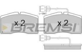 Bremsi BP3160 - PASTILLA DE FRENO | BRAKE PADS