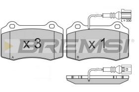 Bremsi BP3161 - PASTILLA DE FRENO | BRAKE PADS