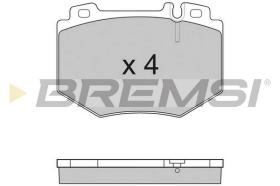 Bremsi BP3166 - PASTTILLA DE  FRENO | BRAKE PADS