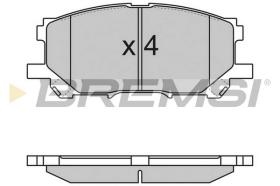 Bremsi BP3168 - PASTILLA DE FRENO | BRAKE PADS