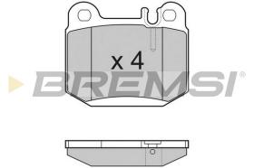 Bremsi BP3177 - PASTILLA DE FRENO | BRAKE PADS
