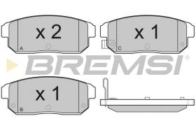 Bremsi BP3184 - PASTTILLA DE  FRENO | BRAKE PADS