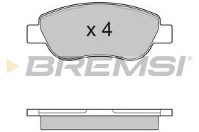 Bremsi BP3186 - PASTILLA DE FRENO | BRAKE PADS