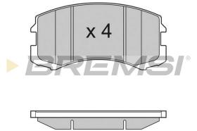 Bremsi BP3192 - PASTTILLA DE  FRENO | BRAKE PADS