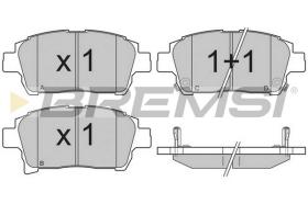 Bremsi BP3201 - PASTILLA DE FRENO | BRAKE PADS