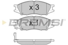 Bremsi BP3208 - PASTILLA DE FRENO | BRAKE PADS