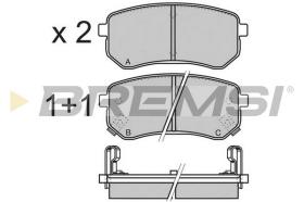 Bremsi BP3212 - PASTILLA DE FRENO | BRAKE PADS
