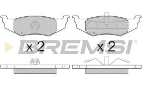 Bremsi BP3216 - PASTTILLA DE  FRENO | BRAKE PADS