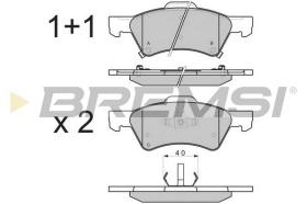 Bremsi BP3222 - PASTILLA DE FRENO | BRAKE PADS