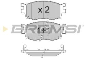Bremsi BP3240 - PASTTILLA DE  FRENO | BRAKE PADS