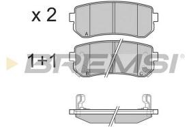Bremsi BP3241 - BRAKE PADS