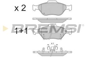 Bremsi BP3255 - PASTILLA DE FRENO | BRAKE PADS