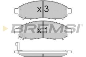 Bremsi BP3256 - PASTILLA DE FRENO | BRAKE PADS