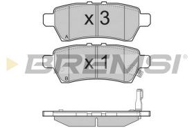 Bremsi BP3257 - PASTILLA DE FRENO | BRAKE PADS