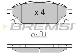 Bremsi BP3270 - PASTILLA DE FRENO | BRAKE PADS