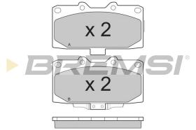 Bremsi BP3271 - PASTTILLA DE  FRENO | BRAKE PADS