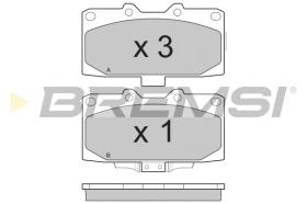 Bremsi BP3271 - PASTIGLIE FRENO | BRAKE PADS