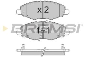 Bremsi BP3272 - PASTTILLA DE  FRENO | BRAKE PADS