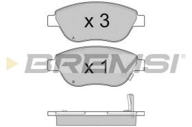 Bremsi BP3295 - PASTTILLA DE  FRENO | BRAKE PADS