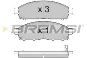 Bremsi BP3296 - PASTTILLA DE  FRENO | BRAKE PADS