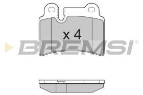 Bremsi BP3302 - PASTTILLA DE  FRENO | BRAKE PADS