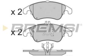 Bremsi BP3317 - PASTILLA DE FRENO | BRAKE PADS