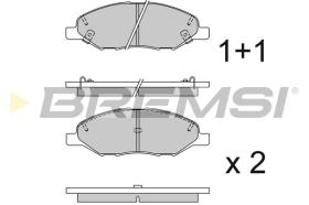 Bremsi BP3335 - PASTILLA DE FRENO | BRAKE PADS
