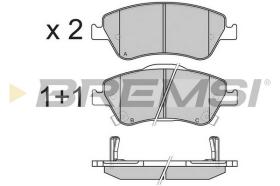 Bremsi BP3339 - PASTTILLA DE  FRENO | BRAKE PADS