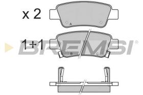 Bremsi BP3353 - PASTIGLIE FRENO | BRAKE PADS