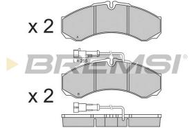 Bremsi BP3361 - PASTILLA DE FRENO | BRAKE PADS
