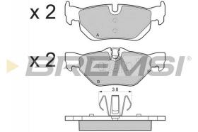Bremsi BP3363 - BRAKE PADS
