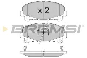 Bremsi BP3373 - PASTIGLIE FRENO | BRAKE PADS