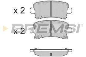 Bremsi BP3379 - PASTTILLA DE  FRENO | BRAKE PADS