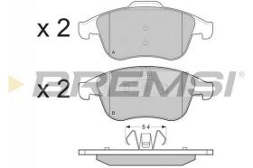 Bremsi BP3383 - PASTTILLA DE  FRENO | BRAKE PADS