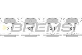 Bremsi BP3390 - PASTTILLA DE  FRENO | BRAKE PADS