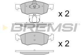 Bremsi BP3391 - PASTTILLA DE  FRENO | BRAKE PADS
