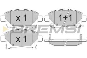 Bremsi BP3393 - PASTTILLA DE  FRENO | BRAKE PADS