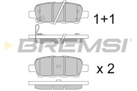 Bremsi BP3395 - PASTILLA DE FRENO | BRAKE PADS