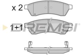 Bremsi BP3400 - PASTTILLA DE  FRENO | BRAKE PADS