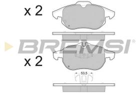 Bremsi BP3402 - PASTILLA DE FRENO | BRAKE PADS