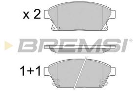 Bremsi BP3405 - PASTILLA DE FRENO | BRAKE PADS