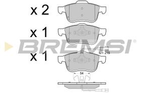 Bremsi BP3413 - PASTTILLA DE  FRENO | BRAKE PADS