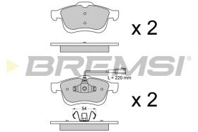 Bremsi BP3413 - PASTIGLIE FRENO | BRAKE PADS