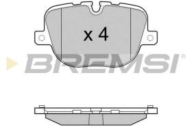 Bremsi BP3416 - PASTILLA DE FRENO | BRAKE PADS