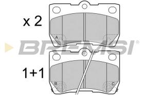 Bremsi BP3420 - PASTTILLA DE  FRENO | BRAKE PADS