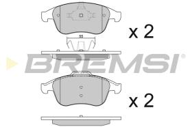 Bremsi BP3430 - PASTILLA DE FRENO | BRAKE PADS
