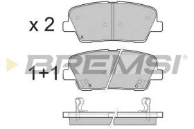 Bremsi BP3435 - PASTTILLA DE  FRENO | BRAKE PADS