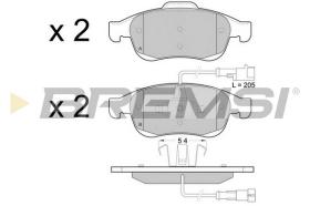 Bremsi BP3436 - PASTILLA DE FRENO | BRAKE PADS