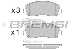 Bremsi BP3439 - PASTTILLA DE  FRENO | BRAKE PADS