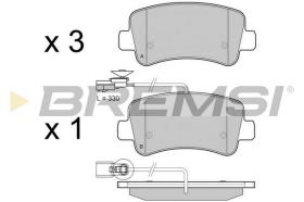 Bremsi BP3441 - PASTTILLA DE  FRENO | BRAKE PADS